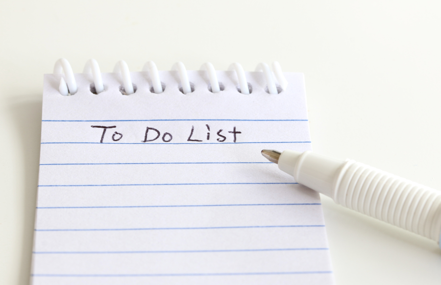making the to-do list