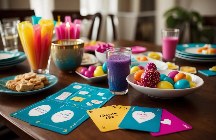 eggs and cards